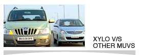xylo v/s other MUVs 